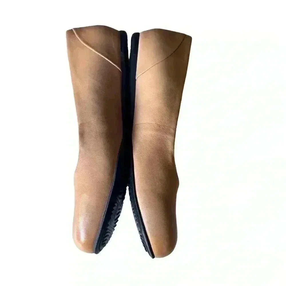 SOFTWALK •WOMEN’S TAUPE ROUND TOE FLATS•SIZE 8•NEW NO BOX